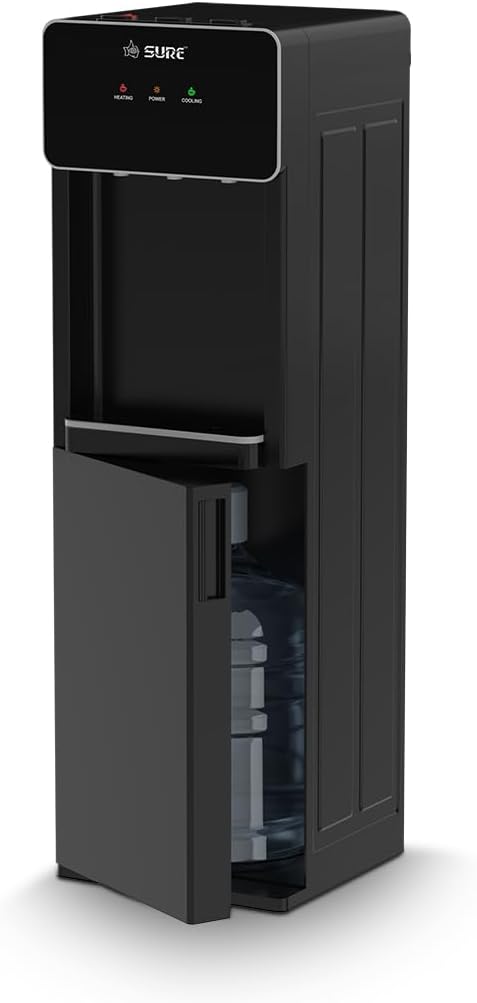 OUDIS B7 Bottom Loading Water Dispenser | Child Safety Lock | Triple Faucets with Temperature Mode | 500W Heating Power | 90W Cooling Power