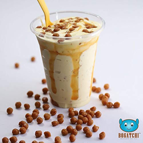 Image of BOGATCHI Crunchy and Crispy Butterscotch Nuts (8MM Size), Butterscotch Chips, Made of Real Cashews, Gluten Free and Vegan, Make Cookies, Cake, Shakes, Ice Creams, Muffins, Chocolates, 200g