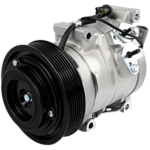 Image of SCITOO AC Compressor fit for Toyota for RAV4 2.0L 2001-2003 | Fast Cooling, Ultra Low Noise (≤72 dB)Air Conditioner Compressor with Clutch, Easy Installation, 472203933 4710370 4711370