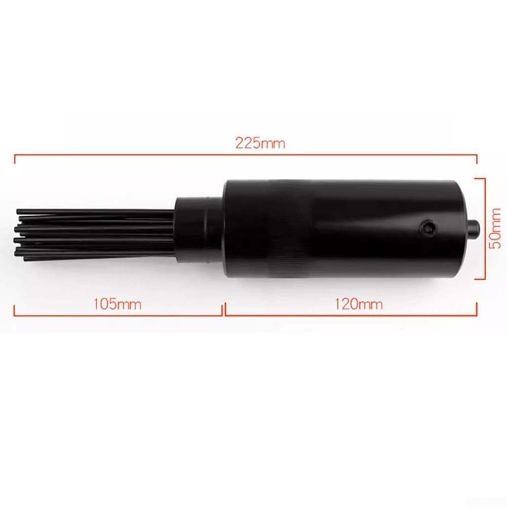 Scaler pneumatico ad ago temprato in acciaio al manganese (370 mm) | 19 aghi in acciaio temprato, 3500 giri/min per l'impatto, rimuove le scorie di vernice ruggine, riparazione automobilistica