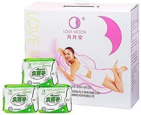 Winalite Lovemoon Sanitary Napkins Pantiliner WinIon Anion Sanitary Napkins Pantiliner Anion Pads (16 Packs x 24 Pads)