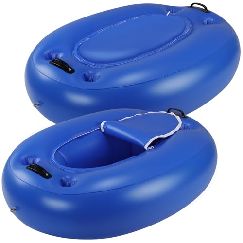 Refroidisseur flottant glacière gonflable rivière 40L avec porte-gobelet