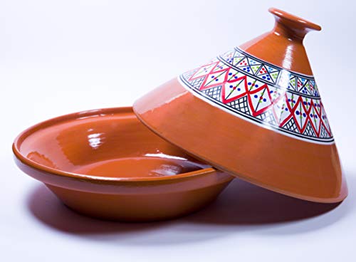 Kamsah Hand Made and Hand Painted Tagine Pot | Moroccan Ceramic Pots For