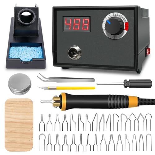 FIRElood Wood Burning Tool,Wood Burning kit Pen 25~750℃,Professional Wood Burning kit,with Digital...
