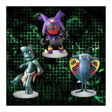 Amazon 真 女神転生 仲魔たちフィギュア フリュージャアクフロスト モコイ モスマン 3種類セット ペルソナ ジャックフロスト フィギュア ドール 通販