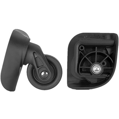 Luggage Wheels Replacement, 360 Swivel Plastic Wheel Replacement Luggage Travel Suitcase Wheels Suitcase Wheel Repair Replace Luggage Wheels, Black3