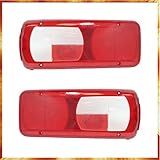 daf 105 460 Certification E Lot de 2 verres pour feux arrière XF106/105 CF, verre de feu arrière gauche et droit