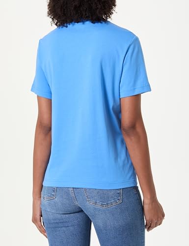 Calvin Klein Women's A- Inst. Logo Classic Tee Ss Lv047C912G Graphic Tees, Blue (Marina), XS 3