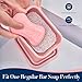 Leak Proof Silicone Travel Soap Case with Draining Tray - Bar Soap Holder for Travel, Gym & Camping - Mess-Free Portable Soap Container for Carry-on Bags (Light Pink)