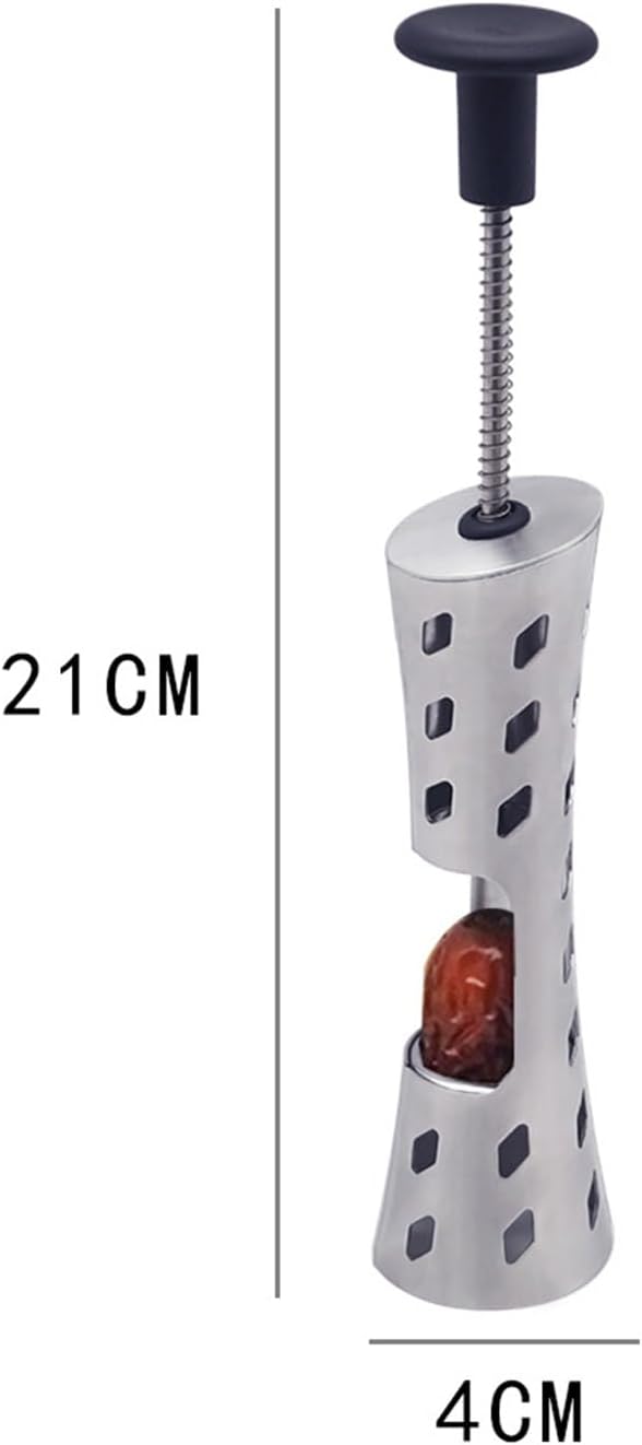Cherry Pitter Tool Cherry Pitter Tool - Stainless Steel Pitting Tool Portable Cherries Corer Stoner Seed Tool Cherry Seed Remover Kitchen Tool Fruit Pit Remover For Cherry Jam Press Type