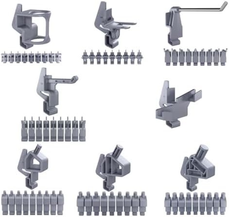 71-Piece Bracket Kit | Compatible with Wall Control | Assorted Ho...