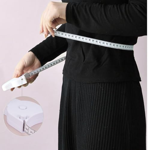 Cinta métrica automática telescópica para cuerpo blanca miniatura 6
