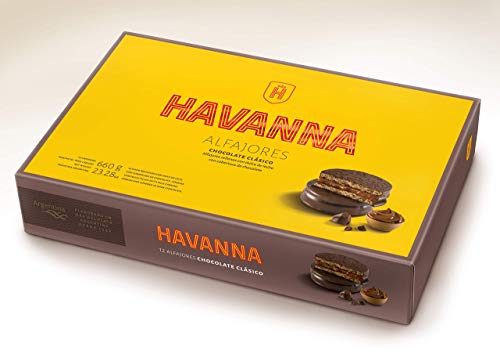 HAVANNA-Alfajor de chocolate- 12 unidades 660 grs