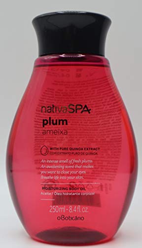 ACEITE HIDRATANTE CORPORAL DE CIRUELA - NATIVA SPA O BOTICARIO - BOUTIQUEB