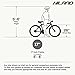 HH HILAND Mountain Bike, 3/6/Multi-Spokes, 21 Speeds Drivetrain, Aluminum Frame 26 Inch Wheels, Disc-Brake Bike for Men Women Men's MTB Bicycle