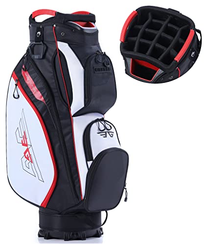 Eg Eagole Super Light 15 Way Top And Full Length Divider Golf Cart Bag Rainhood Included (Black) #TOP8