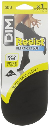 Dim Resist Ultra Opaque - Mi-bas - Uni - Femme - Noir - 35/41
