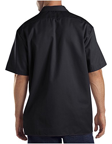 Image of Dickies Men's Short Sleeve Flex Work Shirt - Mechanic & Construction Button Down Shirt, Durable Twill