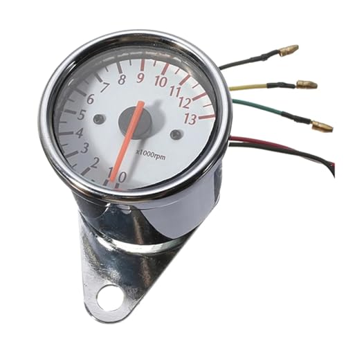 Compteur kilométrique de moto au design soigné et cadran rétroéclairé pour tableau de bord