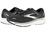 Brooks Ghost 14 Black/White/Silver 9 D - Wide