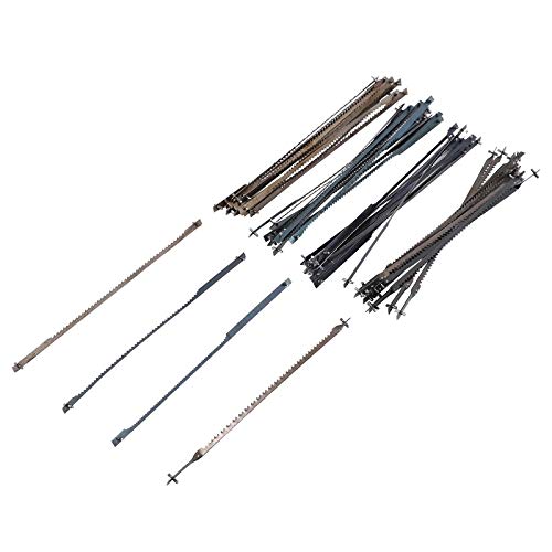 48pcs 4 Pulgadas 105 mm Pinned Scroll Sierra Sirva Hoja de Corte de Madera para Dremel Moto Sierra