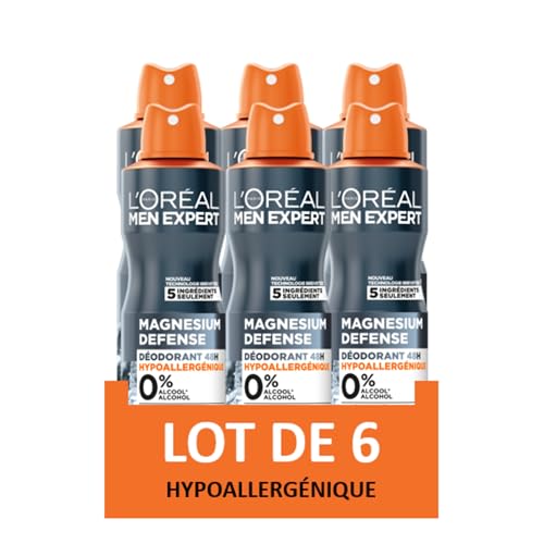 L'Oréal Paris Men Expert Magnesium Defense Deodorant Spray 48 Stunden hypoallergen