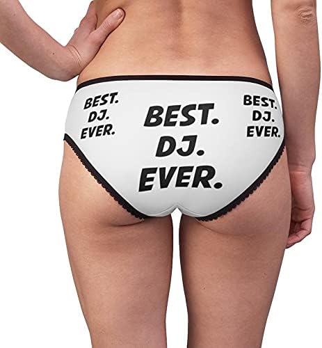Best Dj Ever Panties, Best Dj Ever Underwear, Briefs, Cotton Briefs, Funny Underwear, Panties For Women