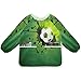 KAAVIYO Fútbol Verde Fútbol Delantales para Niños, Delantal para Pintura Mangas Largas Delantal Impermeable Infantil para 2-8 Años