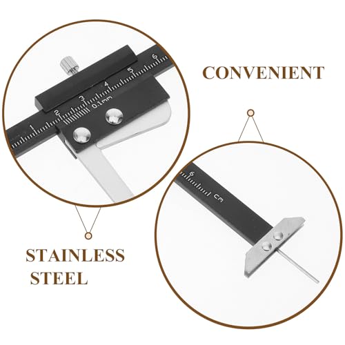 Calibrador de Grosor para Pastilla de Freno de Acero Inoxidable miniatura 3