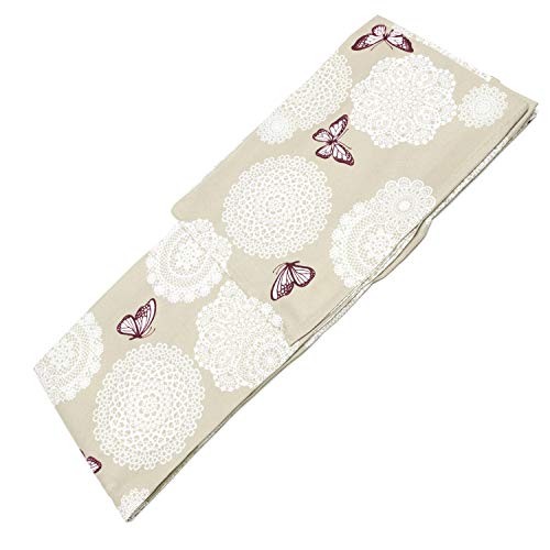 KYOETSU Women\'s Japanese Awase Kimono Washable Komon 278 (Large, 24-Bb)