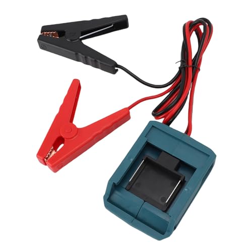 Generic Arrancador de Batería de Automóvil Portátil de 18 V Convertidor de Arranque de Emergencia Compacto para Automóviles, SUV, Camiones Pequeños con Abrazaderas de Cocodrilo para Vehículos