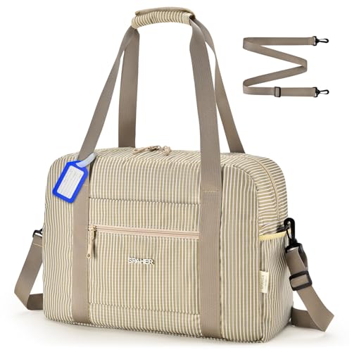 SPAHER Bolsa de Viaje 40x30x15 British Airways Equipaje de Mano Bolsa de Deporte Gimnasio Impermeable Bolsos Maternidad Hospital Fin Semana Mujer Hombres Cabin Duffle Bag Gym Bag
