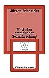  WV Studium, Band 28: Methoden empirischer Sozialforschung