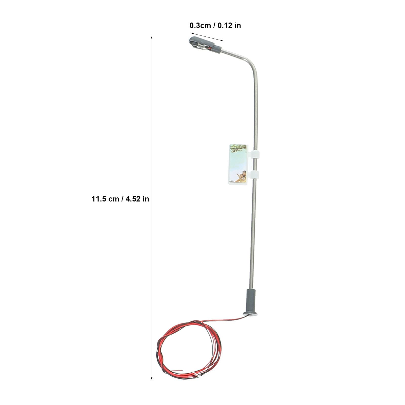 Amazon.co.jp: VALICLUD 15個入り模型街灯 1:100 1:150 1:200スケール