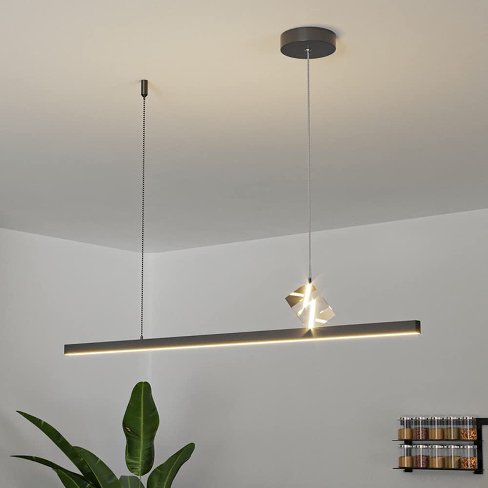 Plafonnier LED cristal moderne dimmable luminaire éclairage de plafond - 8