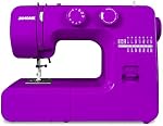 Janome Purple Majesty Sewing Machine – Beginner Friendly, Portable, Lightweight, 15 Built-In Stitches, Zigzag & Buttonhole, All-Metal Frame – Easy to Use for Kids & Adults