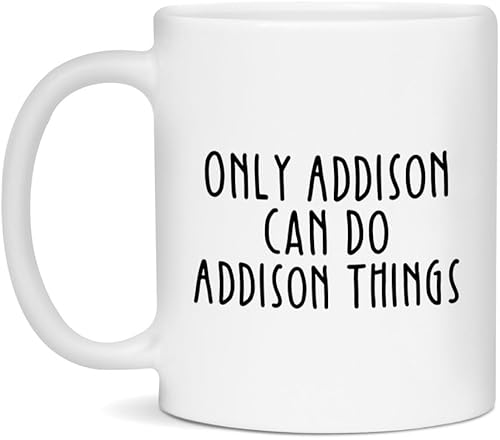 Addison Ceramic Coffee Mug 11oz White