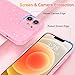 Hython Case for iPhone 12 Case Glitter Cute Sparkly Shiny Bling Sparkle Phone Cases 6.1