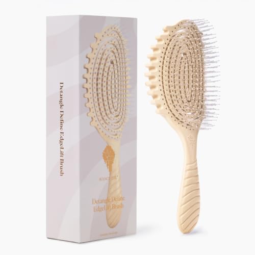 Bounce Curl Detangle Define EdgeLift Brush - Shortbread