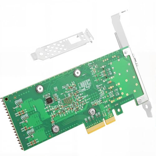 Image of Vogzone 25GbE NIC Card for Mellanox MCX4111A-SFP28-X4, PCIe 3.0 x4 25Gb Ethernet NIC with Mellanox ConnectX-4 Lx Chipset, Single SFP28 Network Card Support RDMA