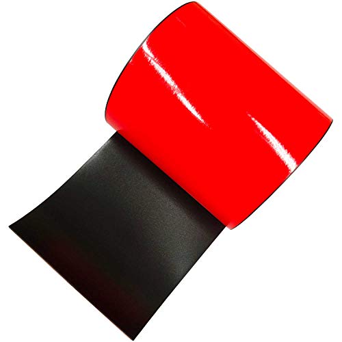 日東エルマテリアル 蛍光マグネットシート 100mm×1m KEIKO-MAGNET100R 赤