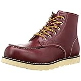 [ブラッチャーノ] ファスナー付きワークブーツ BR7622 メンズ レッドブラウン 26.5 cm