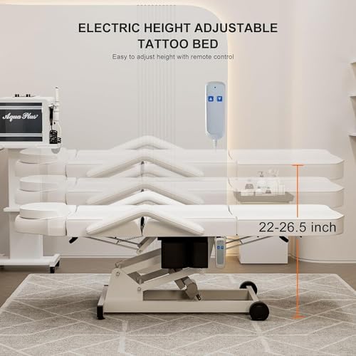 Electric-Esthetician-Chair-Bed-Professional-Tattoo-Chair-4-Section-Facial-Chair-Spa-Bed-for-Eyelash-Tech-Aesthetic-Chair-for-Beauty-Microblading-Wax-Massage-White