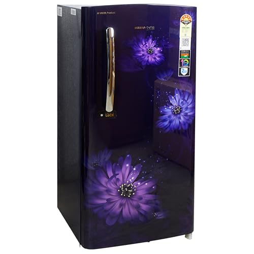 Image of Voltas Beko 185 L, 5 Star, Single Door DC Refrigerator (Dahlia Blue) (RDC220A /W0DBETMH000GD)