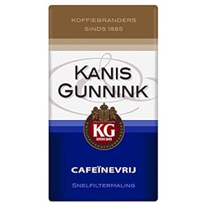 Kanis & Gunnink Filterkoffie Cafeïnevrij (3 Kilogram, Intensiteit 05/09, Medium Roast Koffie), 6 x 500 Gram