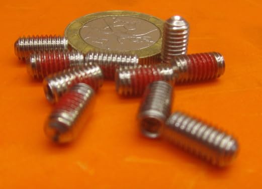18-8 Stainless Steel Thread Locking Cup Point Set Screws 10-32 x .375