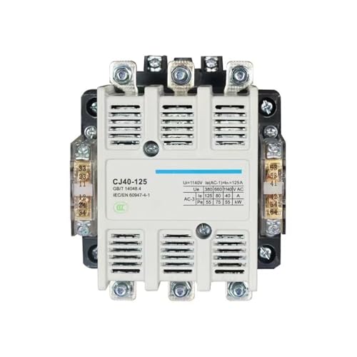 Contacteur CA CJ40-125 127V commande moteur triphasé relais thermique