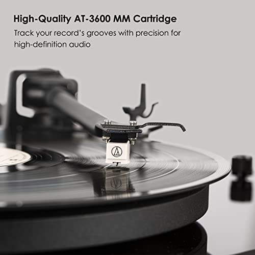 1 By One Luscinia Acrylic Sheet Turntable, Belt-Drive Vinyl Record Player With Bluetooth Connectivity, Built-In Phono Preamp, Usb Recording Rca Output, Adjustable Counterweight And Magnetic Cartridge #TOP1
