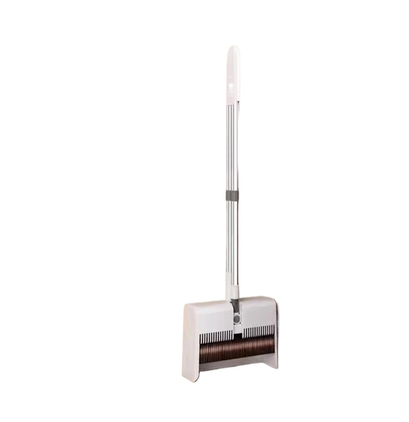 Folding broom dustpan set combination household thickened cleaning tool(Light green)