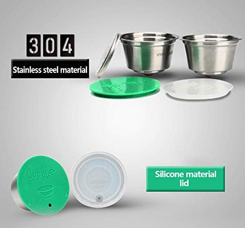 Miniatura 6 de Apto para cápsulas de café Dolce Gusto, cápsulas de cápsulas de café reutilizables de acero inoxidable, filtro de cápsulas de café recargable
